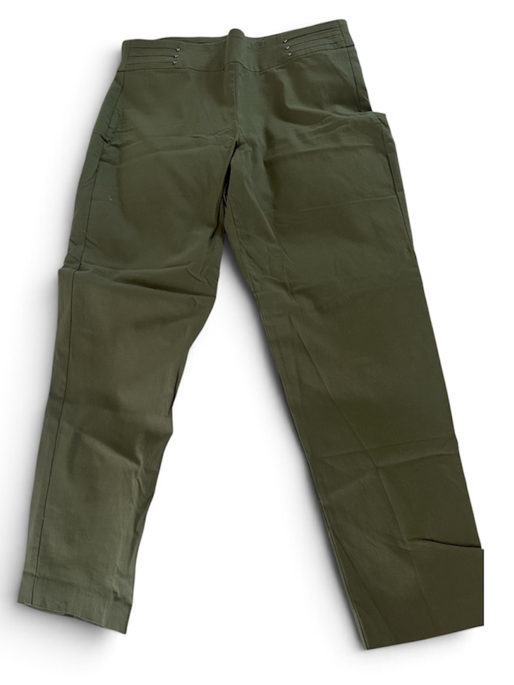 JM CollevtionOlive Green Straight Leg Pants